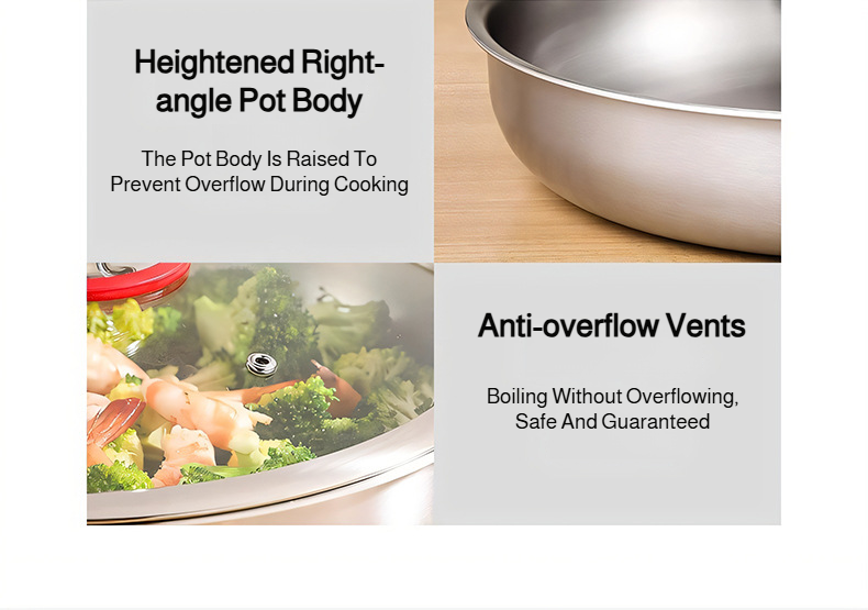 Triple-Layer Composite Steel Nonstick Skillet in modern kitchen