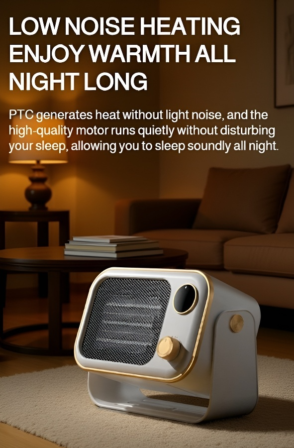 No-drill wall heater for apartments and offices