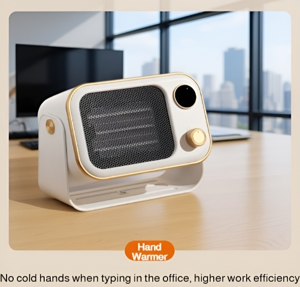 Modern design wall-mountable heater with PTC technology