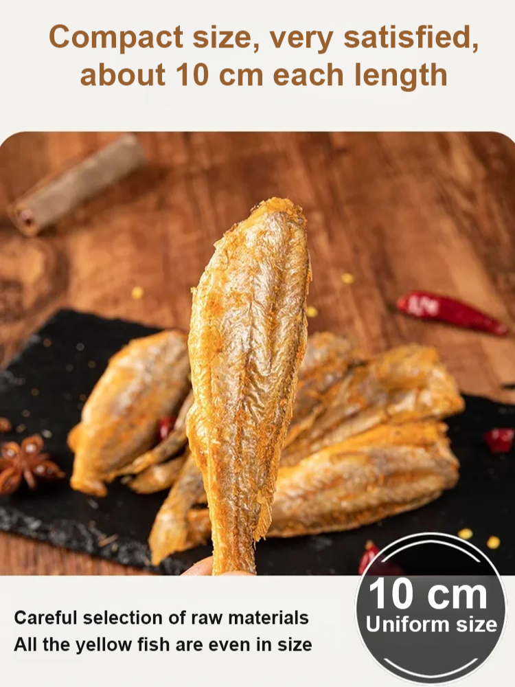 【Buy 1 Get 1 Free , 60 pieces per pack】Ready-to-eat Crispy Fish Jerky🔥Oil-free baking, low-fat and low-calorie