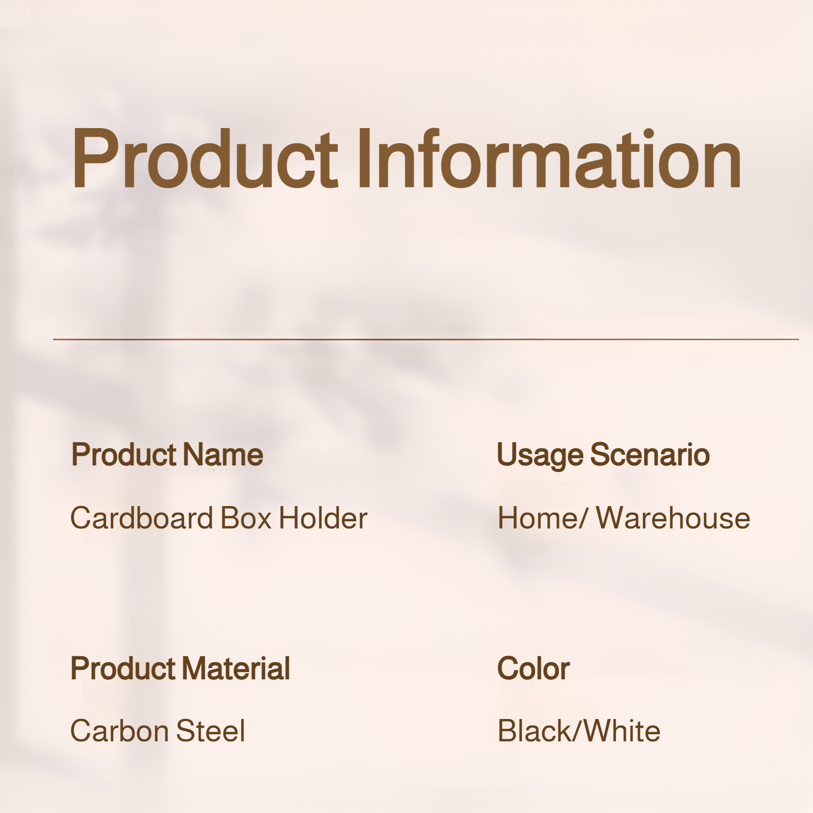 Heavy-duty cardboard storage rack with mobility