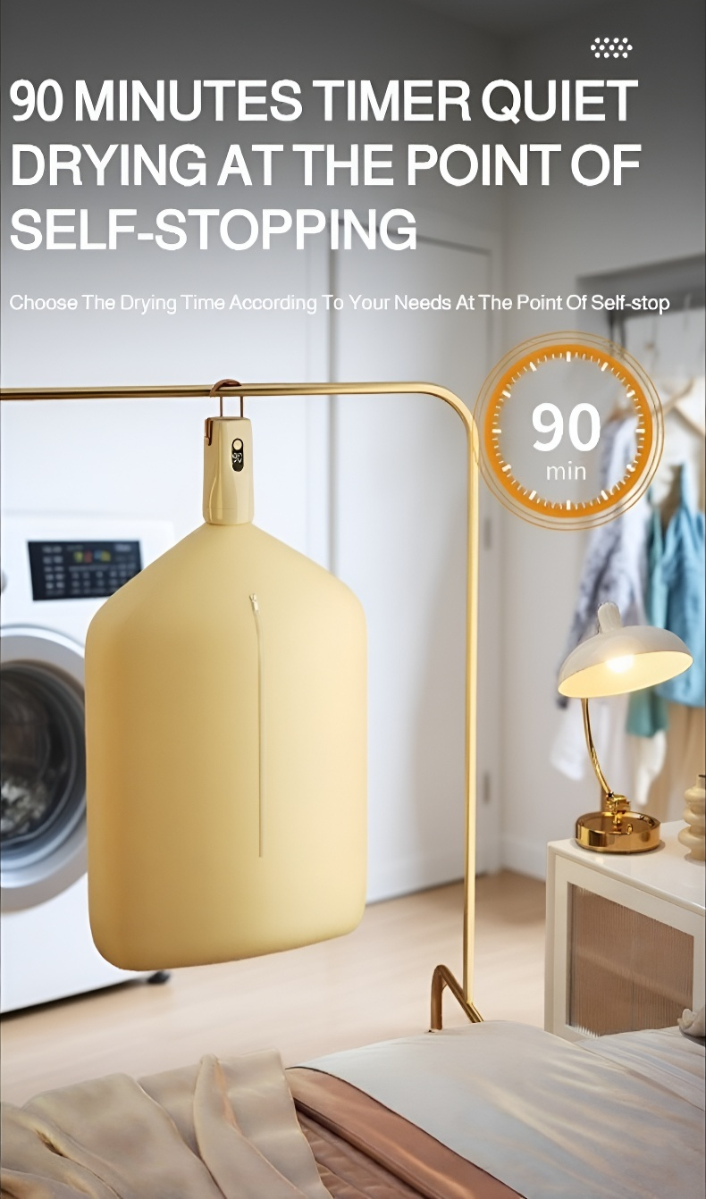 Easy-to-carry foldable dryer for home and travel