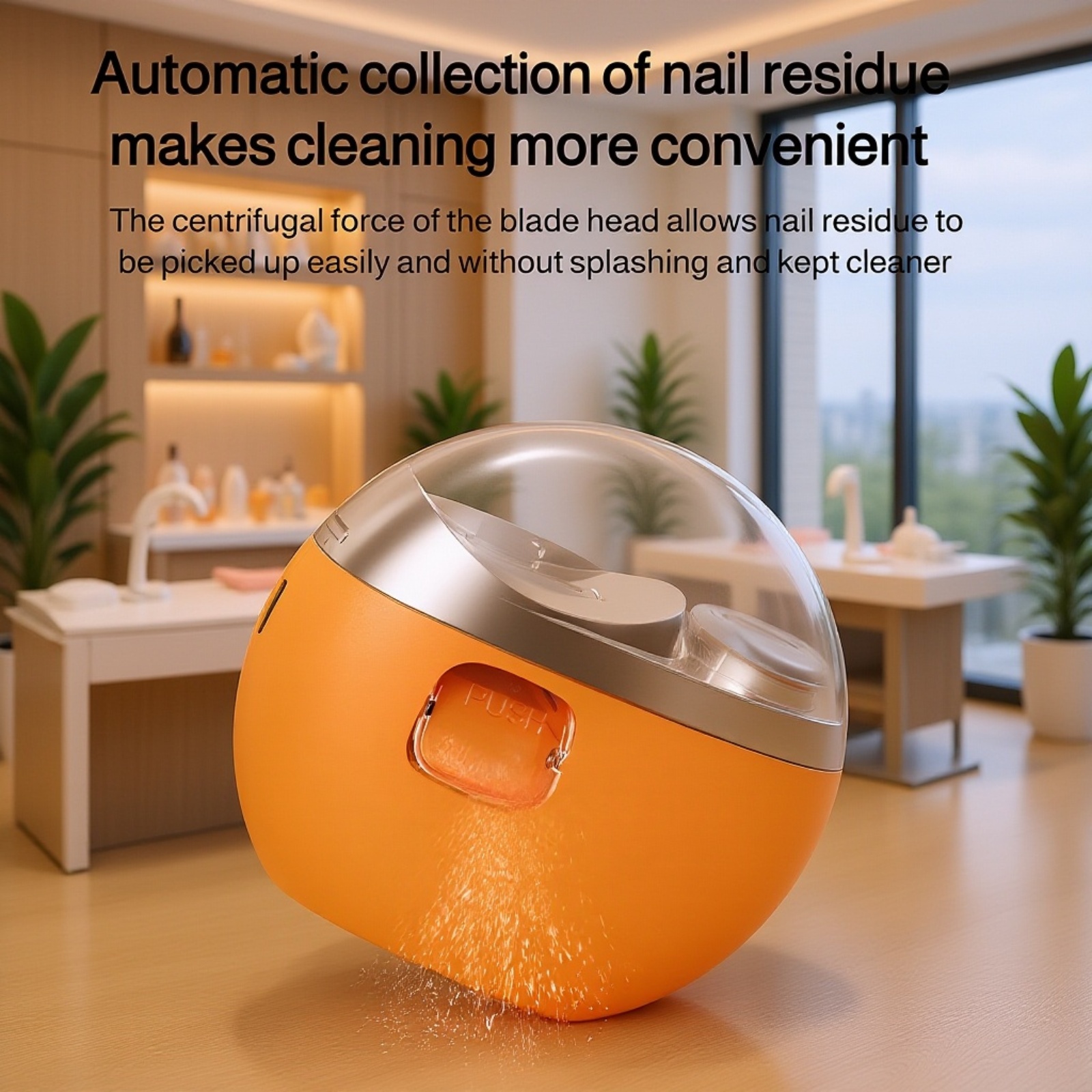 Easy to use electric nail clipper for home and travel