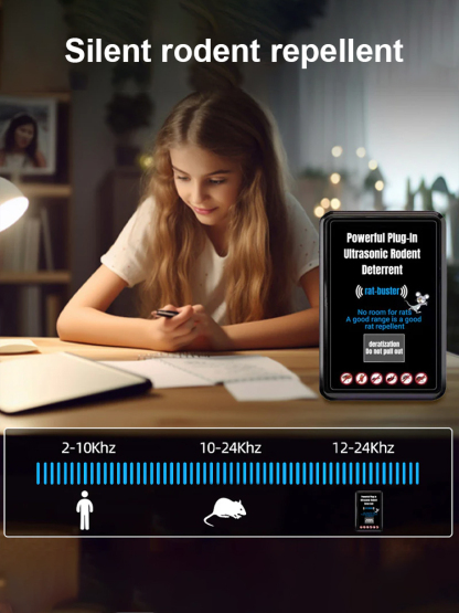 Powerful ultrasonic rodent killer