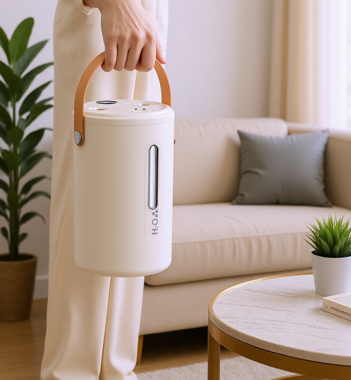 Easy-to-refill large water tank humidifier