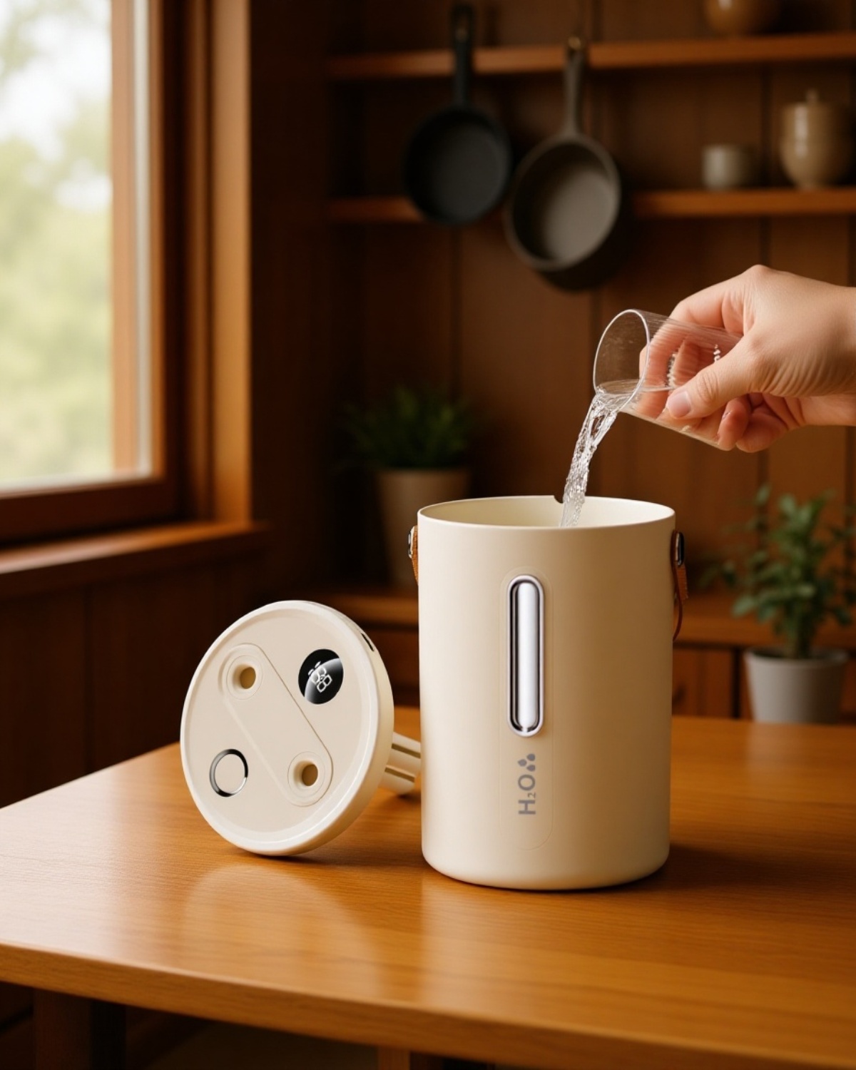 Humidifier with wide-angle mist coverage