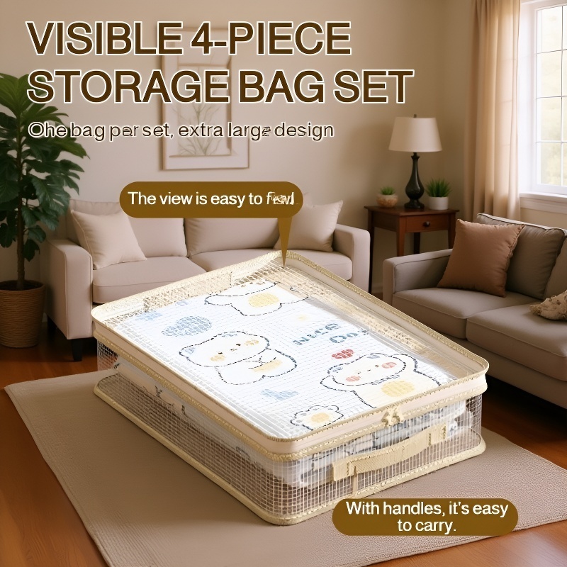 Practical Visible Storage Bag for Home Organization