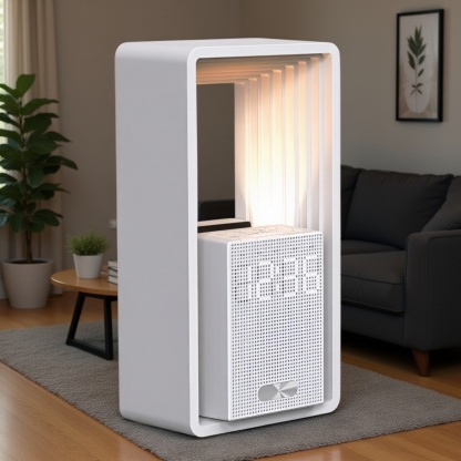  Light Wake-Up Alarm Clock with Snooze and Multiple Alarms