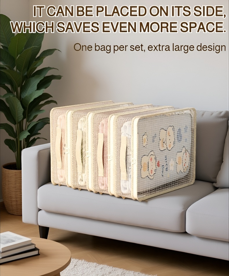 Multipurpose clear storage bag for home