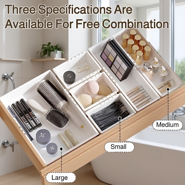 Adjustable Compartment Panty Storage Box