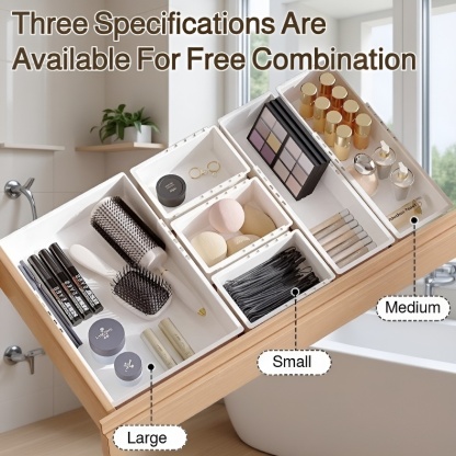 Adjustable Compartment Panty Storage Box