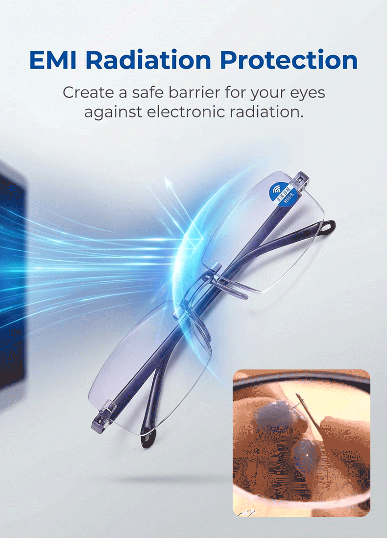 Smart Multifocal Progressive Reading Glasses | Auto-Adjusting & Blue Light Blocking✨Automatically adjusts to your eyesight within0.01 seconds, covering a vision range of 0–1000 degrees