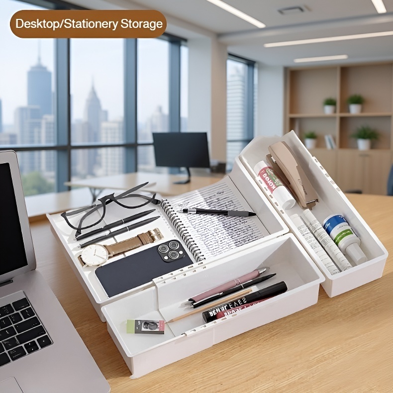 Adjustable Compartment Panty Storage Box