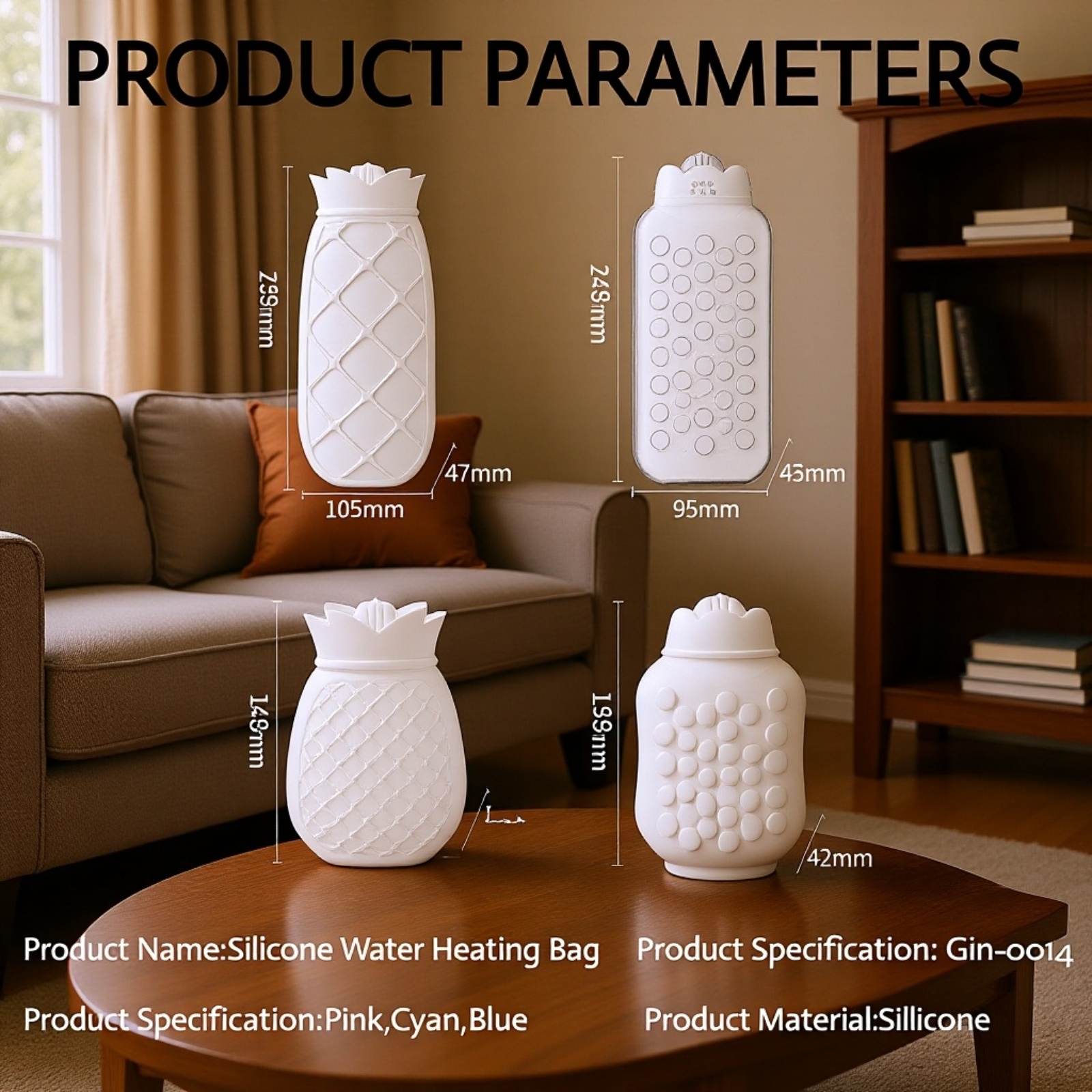 Comfortable and odorless hot water bottle design