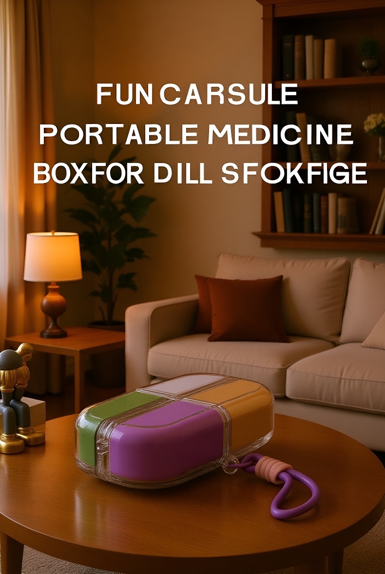 Travel capsule organizer packed with accessories