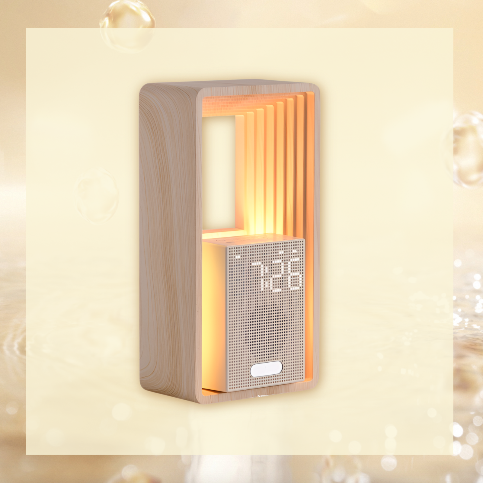  Light Wake-Up Alarm Clock with Snooze and Multiple Alarms