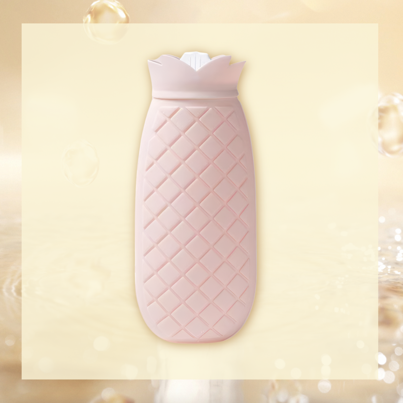 Odorless Silicone Hot Water Bottle, Easy Water Filling, Warm Belly for Outdoor Sports