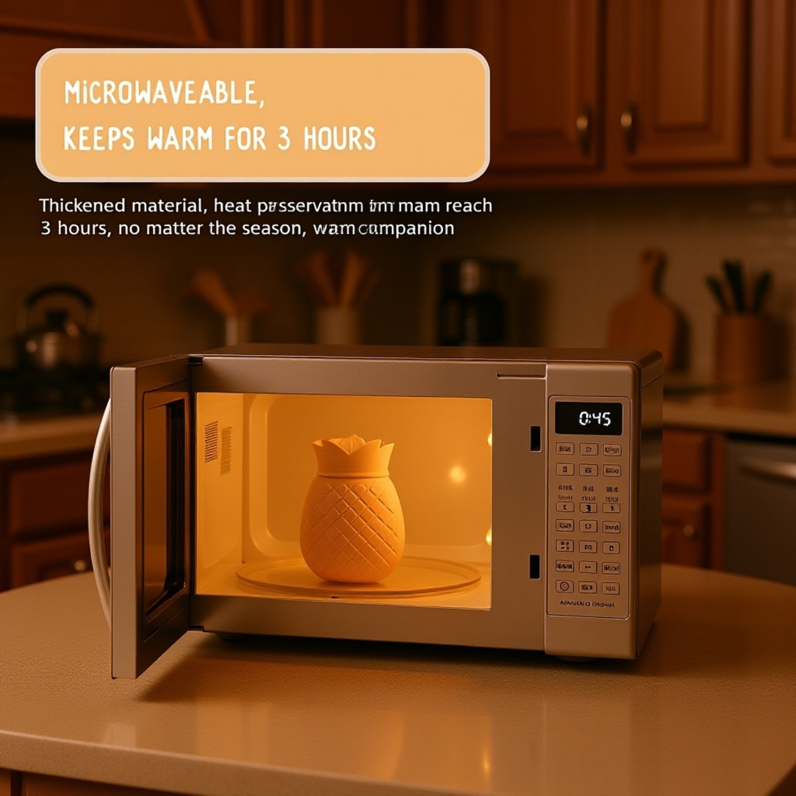 Odorless Silicone Hot Water Bottle, Easy Water Filling, Warm Belly for Outdoor Sports