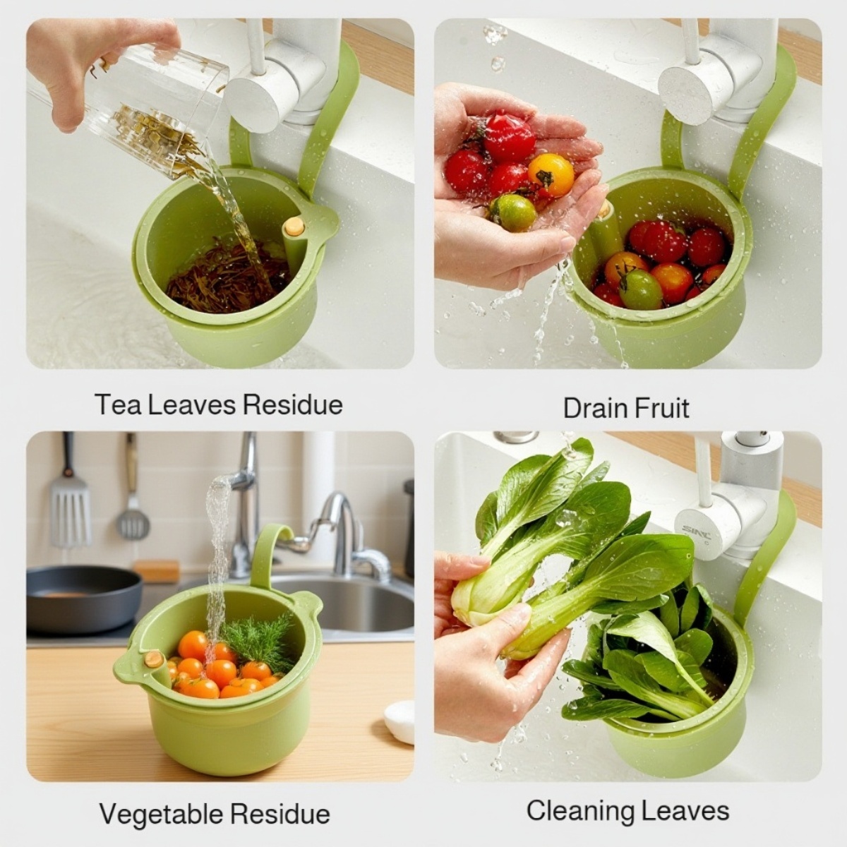 Kitchen Sink Drainage Basket with Water Filter