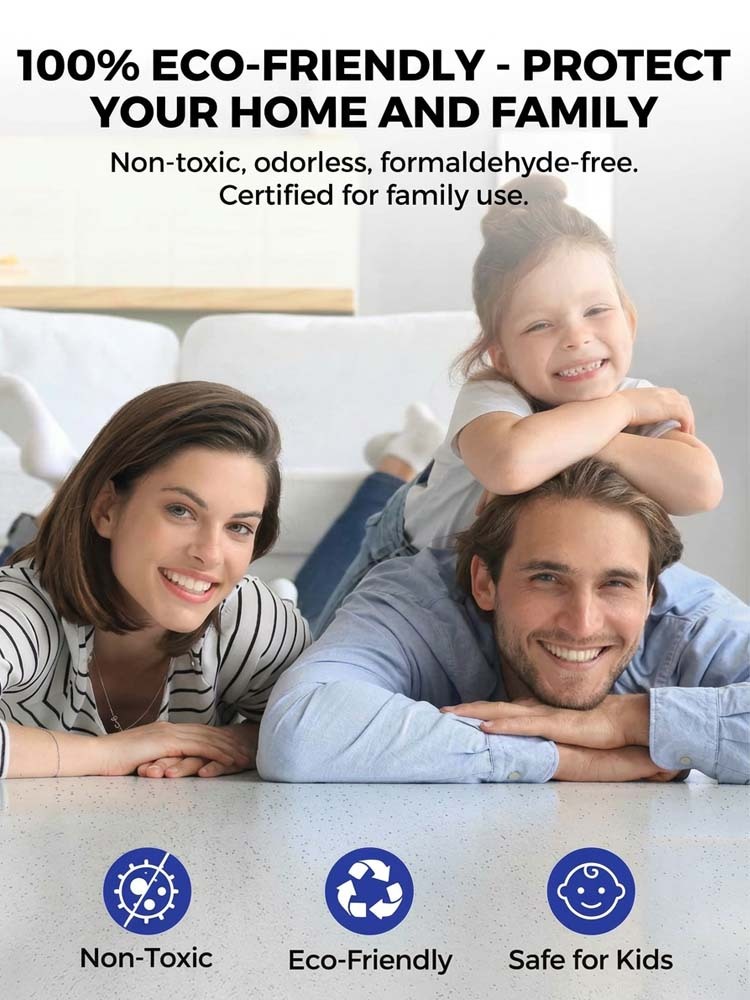 Ultra-Durable Marble Epoxy Floor Paint with Color Sand