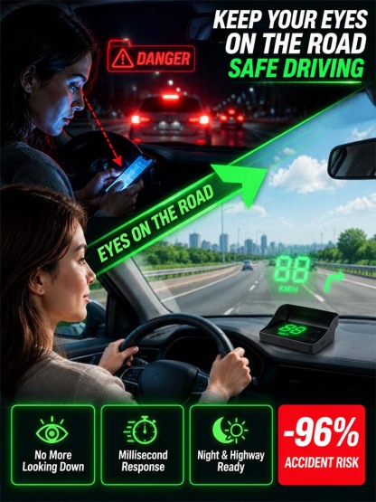 Silicon Valley Tech Futuristic Car HUD | 0-Latency Navigation & Safe Driving System