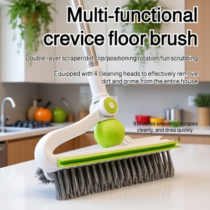 Multifunctional Silicone Floor and Toilet Brush