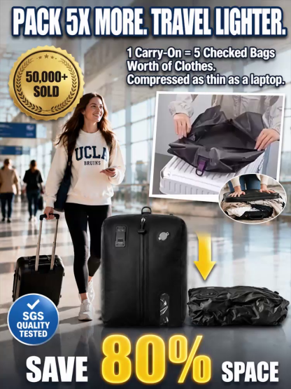Back-to-School Travel Essential! Vacuum Compression Storage Bags