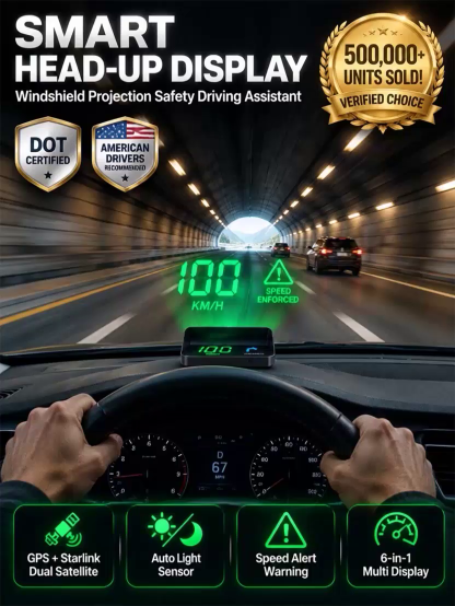 Silicon Valley Tech Futuristic Car HUD | 0-Latency Navigation & Safe Driving System