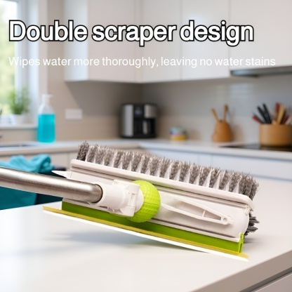 Multifunctional Silicone Floor and Toilet Brush