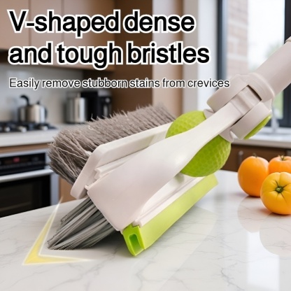 Multifunctional Silicone Floor and Toilet Brush