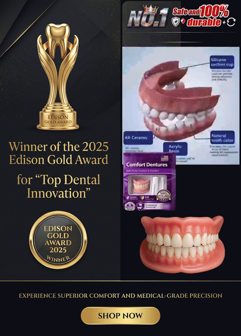 【Save $5,000 NOT Going to Dentists】Smart Silicone Teeth | Patented University Tech