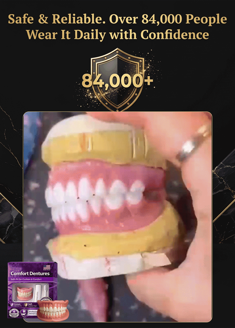 【Save $5,000 NOT Going to Dentists】Smart Silicone Teeth | Patented University Tech