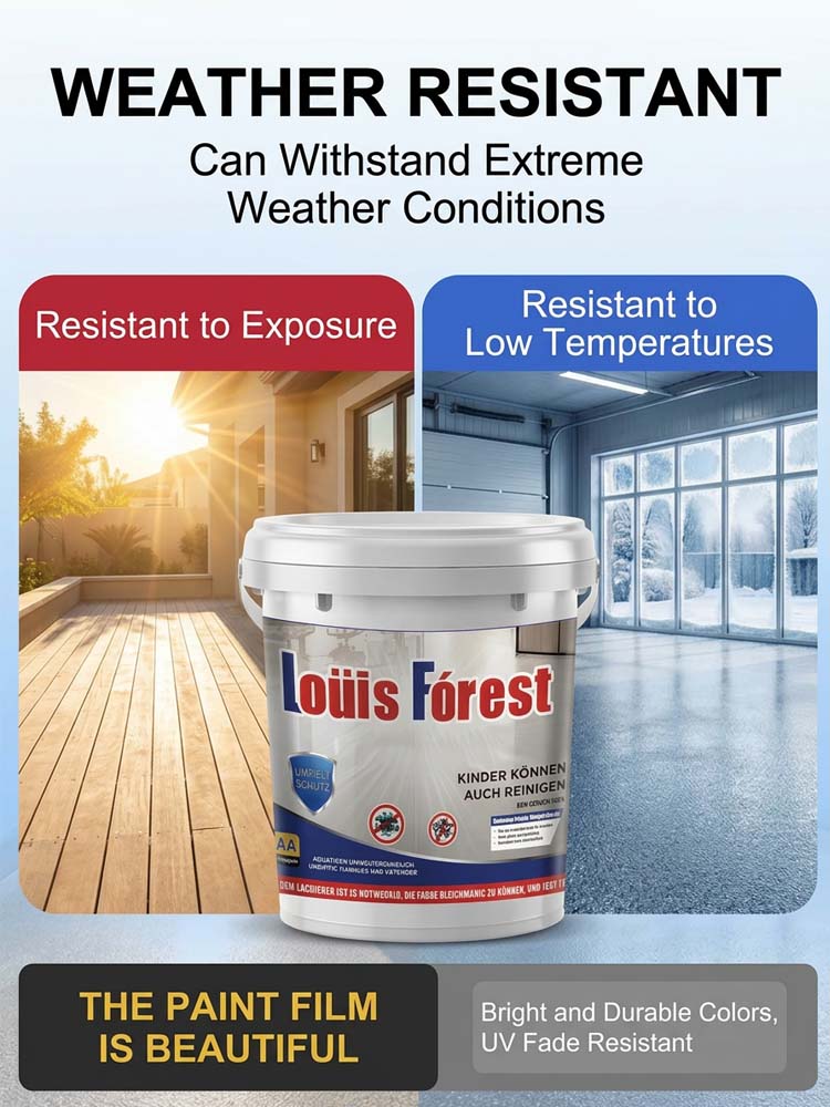 Ultra-Durable Marble Epoxy Floor Paint with Color Sand