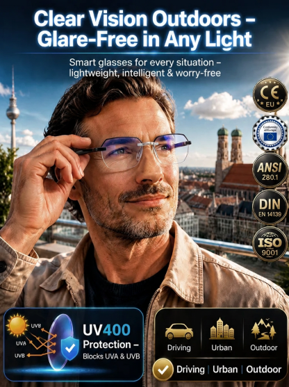 Jena-Tech All-in-One Auto Focus Glasses Read Drive  Screen Protection