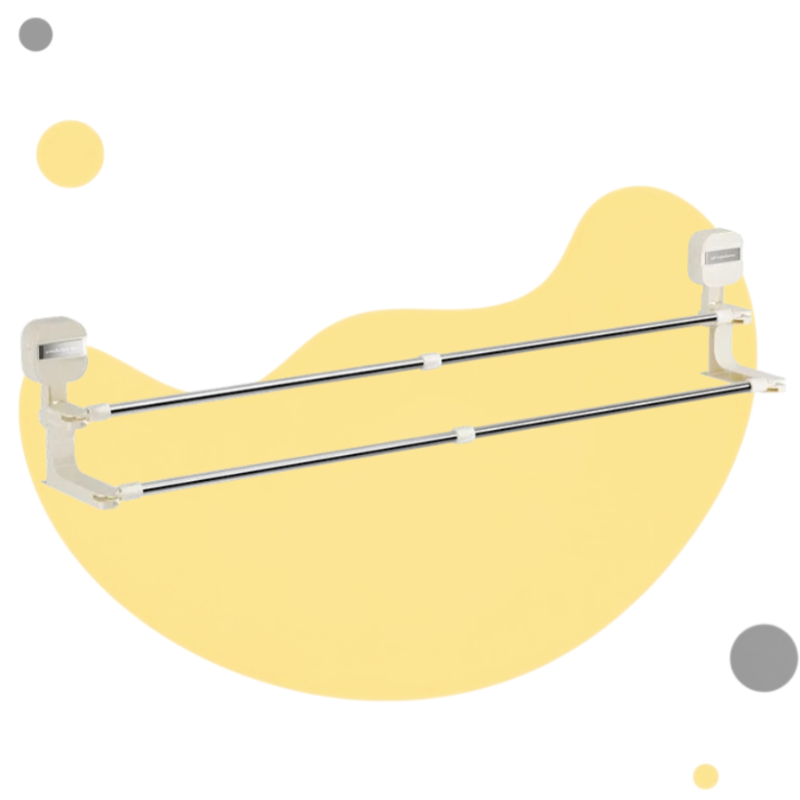 Third-Generation Retractable Rotating Suction Cup Towel Rack