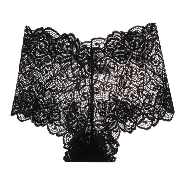 Sheer Lace Mesh Low-Rise Thong(Buy 1, get 2 free)