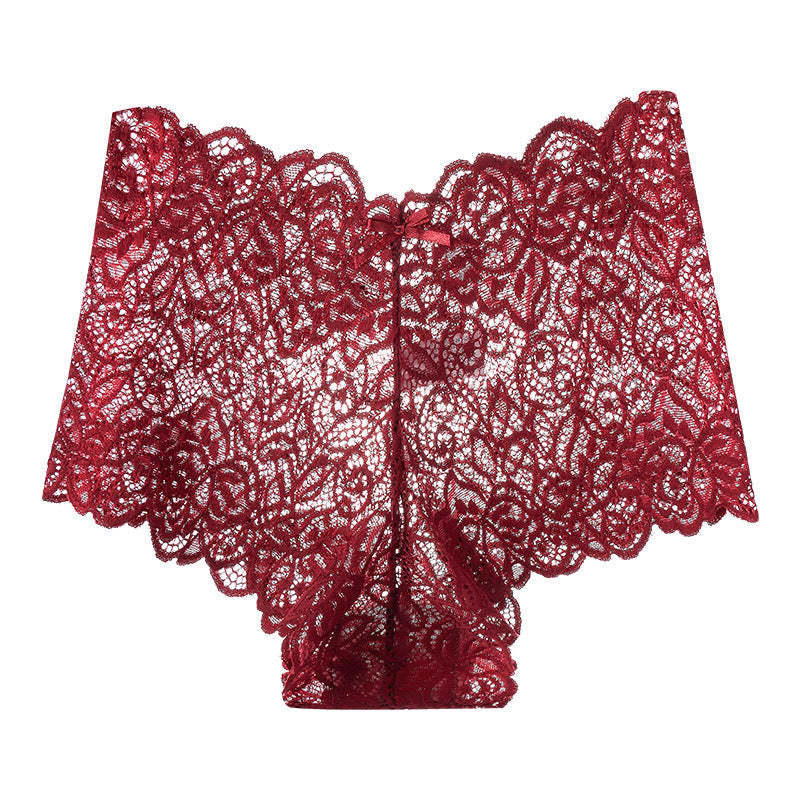 Sheer Lace Mesh Low-Rise Thong(Buy 1, get 2 free)