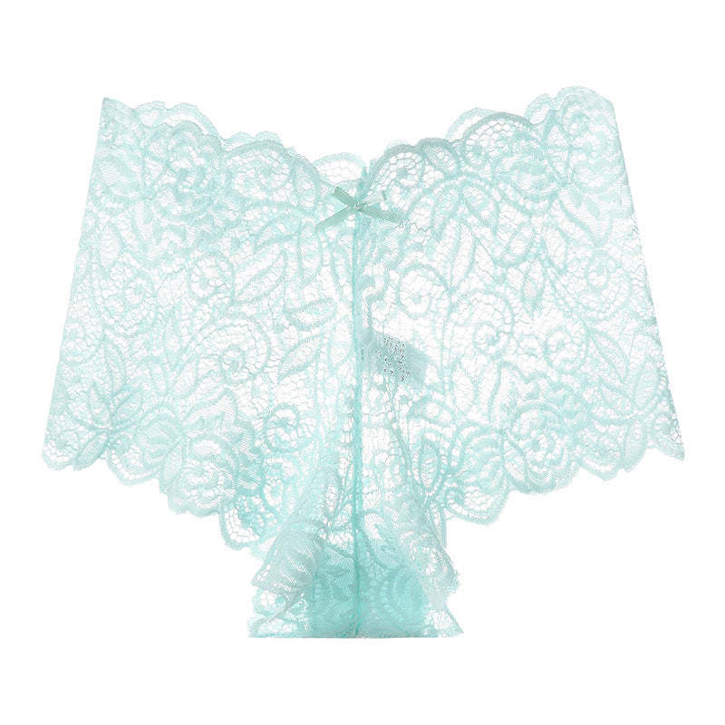 Sheer Lace Mesh Low-Rise Thong(Buy 1, get 2 free)