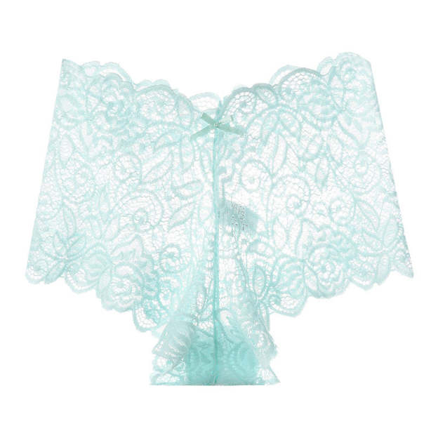 Sheer Lace Mesh Low-Rise Thong(Buy 1, get 2 free)