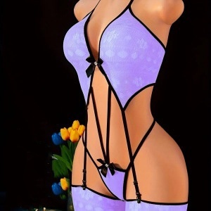 Sexy high-waisted bodysuit