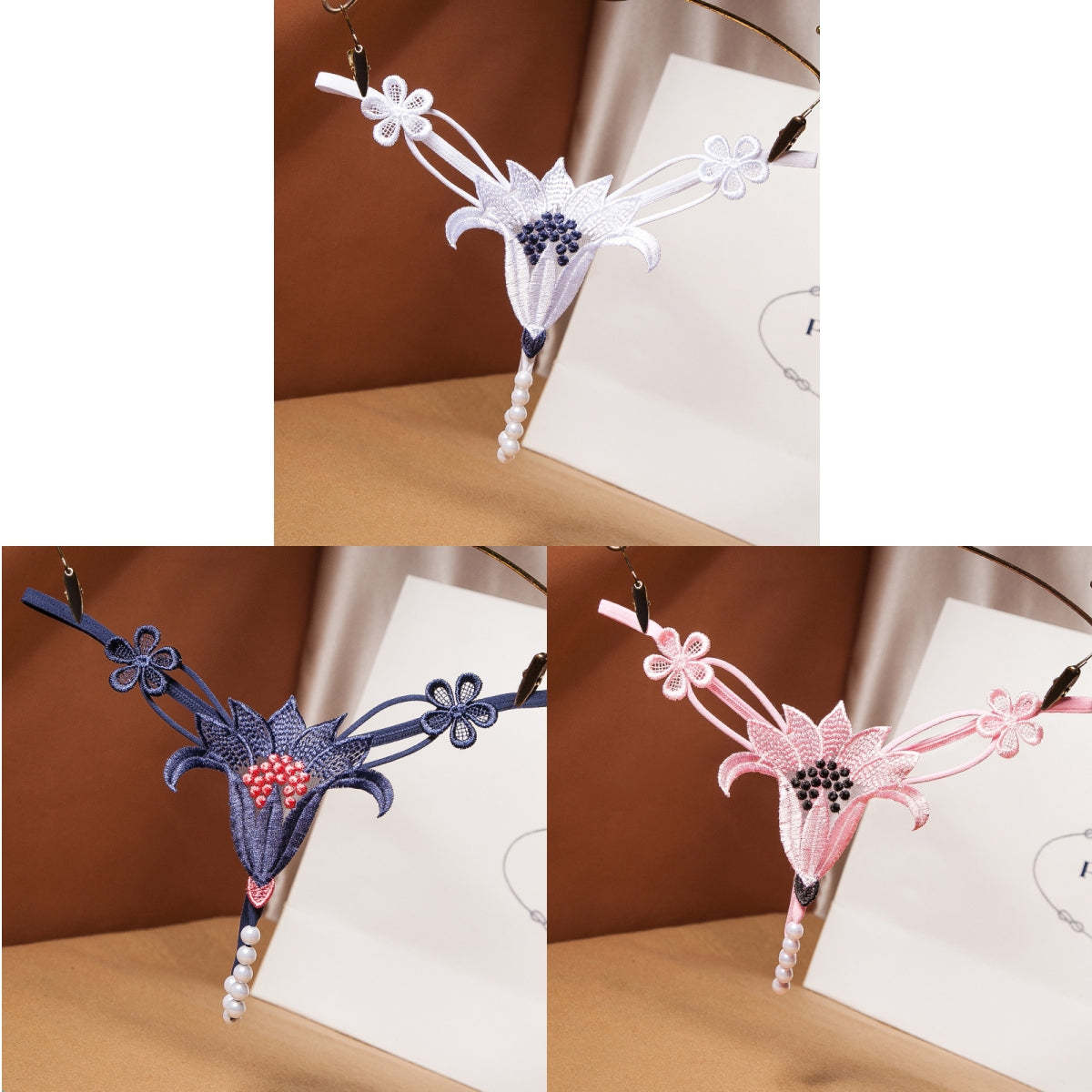 Pearl Flower Thong(Buy 1, Get 2 Free)