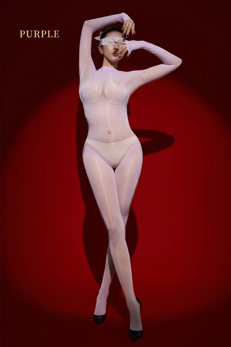 New shiny silky seamless body stockings