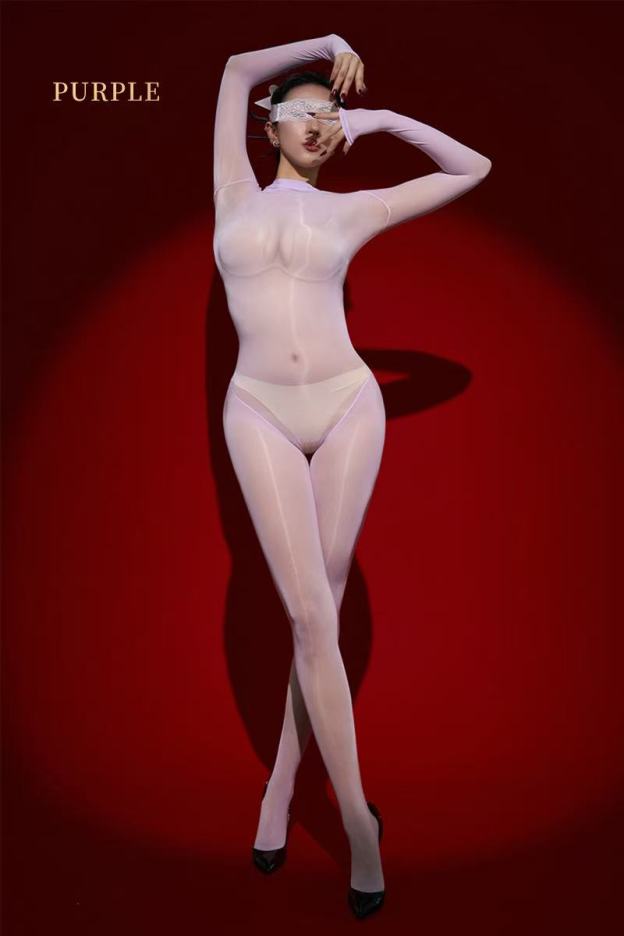 New shiny silky seamless body stockings