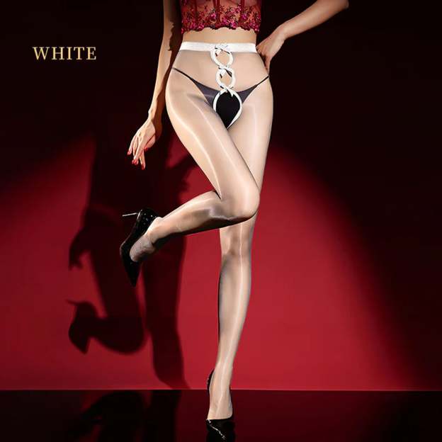 Open crotch stockings sexy temptation