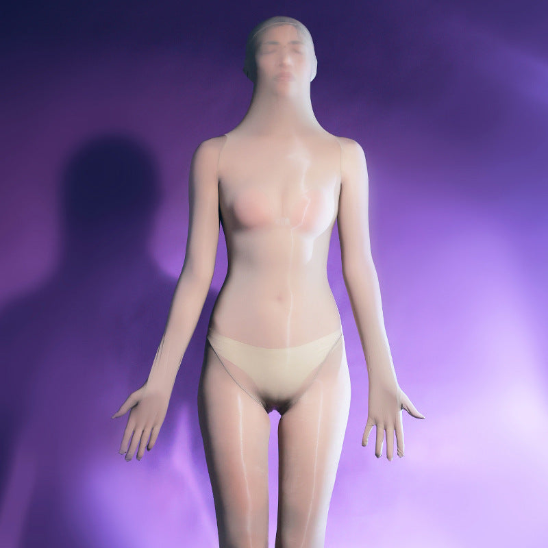 Full Coverage Five Finger Glitter Bodysuit