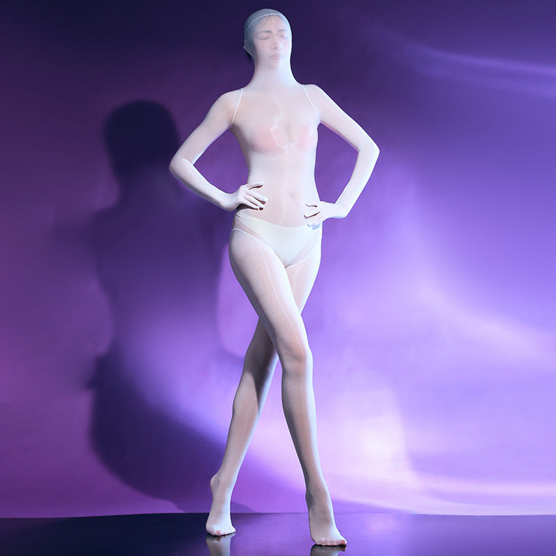 Full Coverage Five Finger Glitter Bodysuit