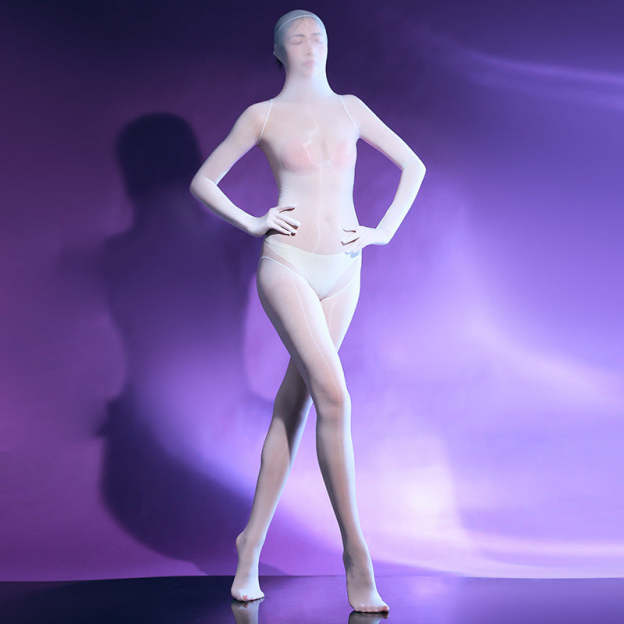 Full Coverage Five Finger Glitter Bodysuit