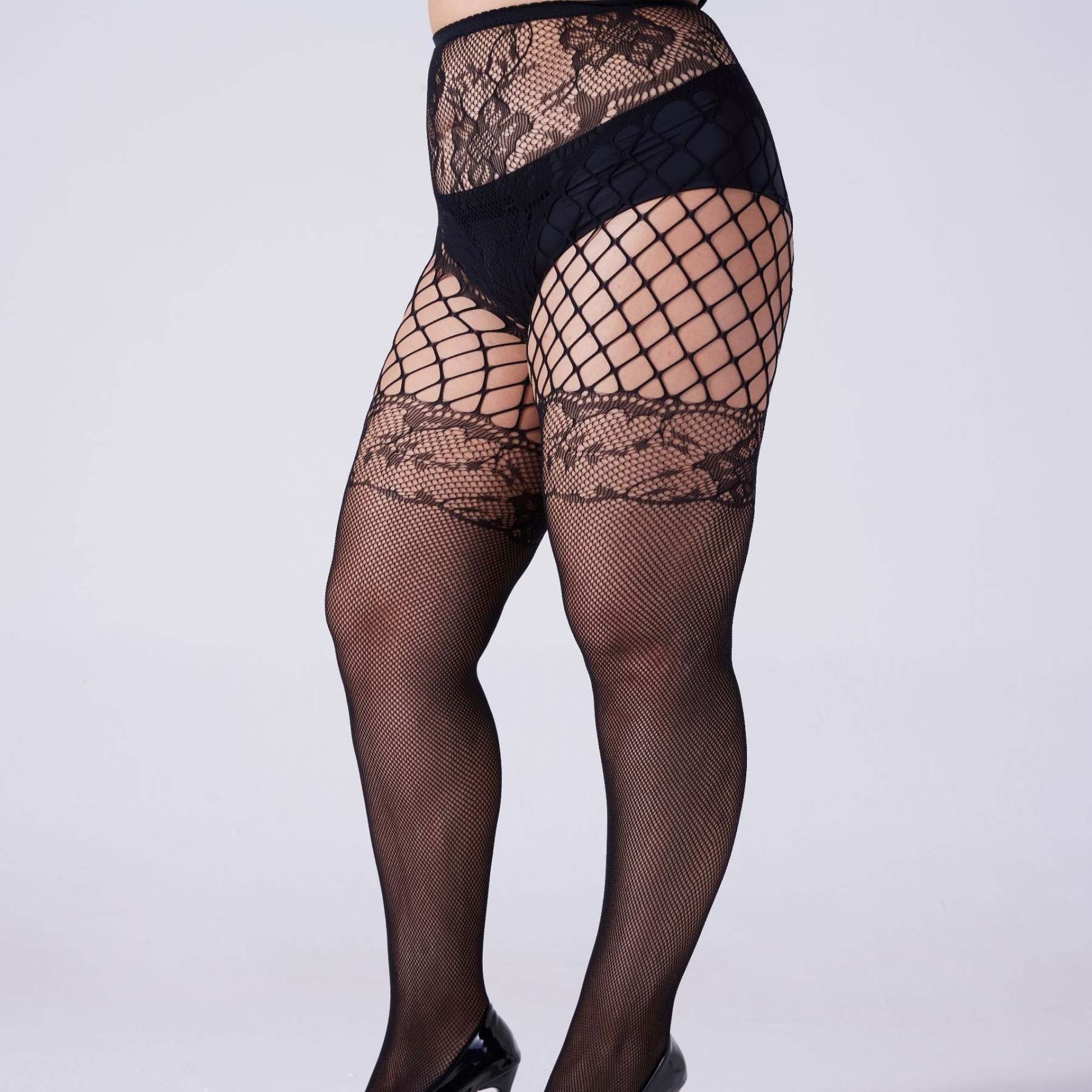 Buy 1 get 1 free black fishnet stockings at nightclubs