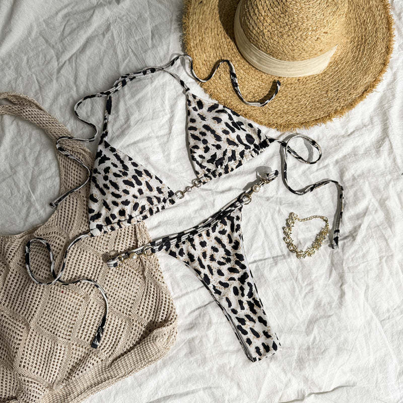 New sexy leopard print summer beach swimsuit