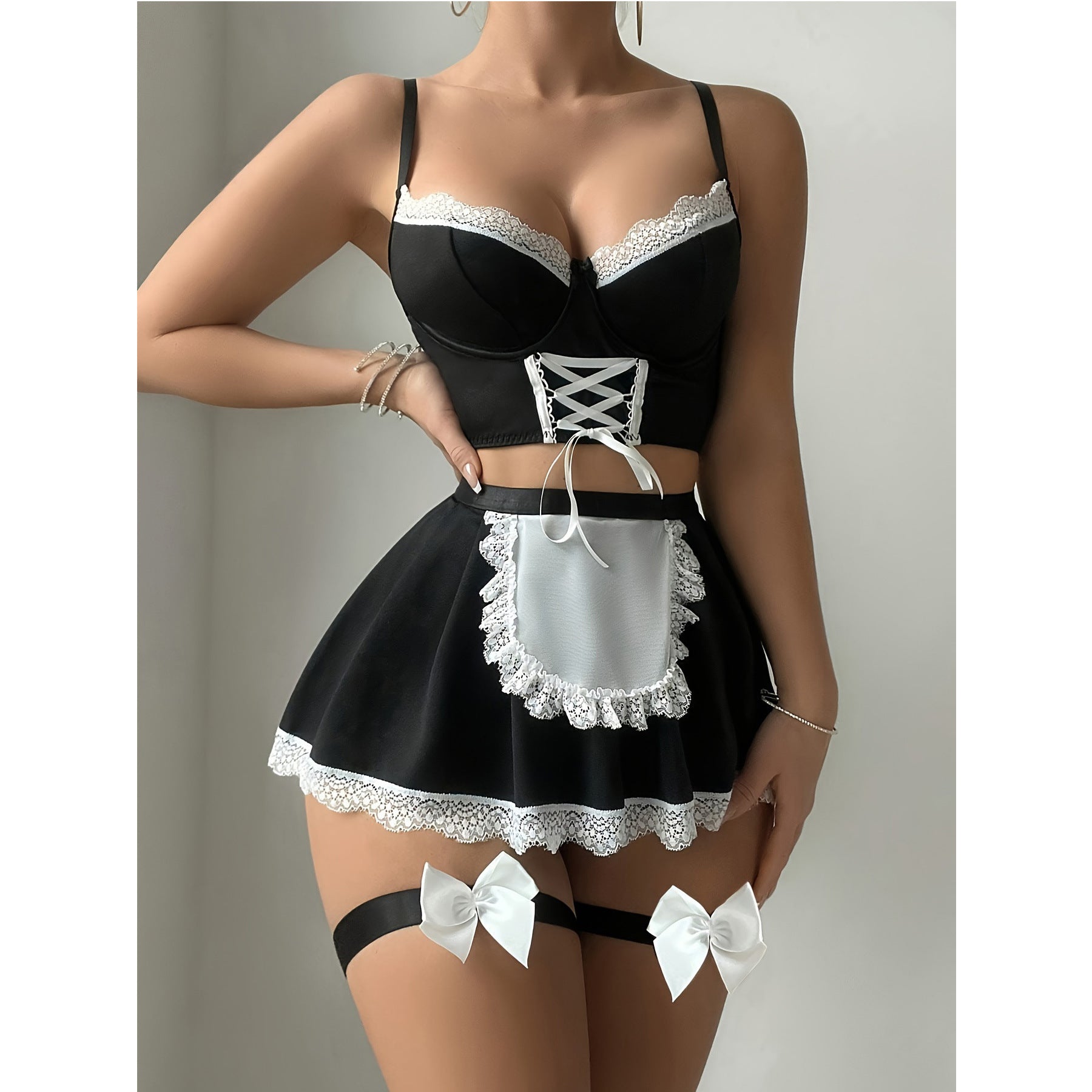Sexy maid uniform temptation